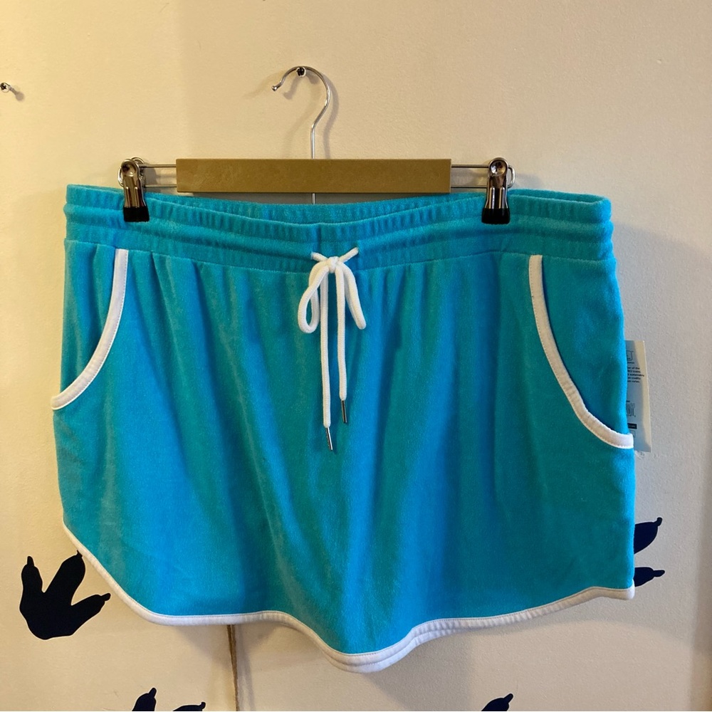 No Boundaries Blue Terrycloth Skirt Size XXXL